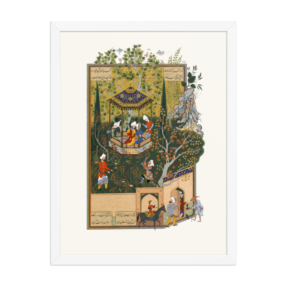 A Princely Hunt — Haft Awrang of Jami | Restored Persian Miniature — view 6