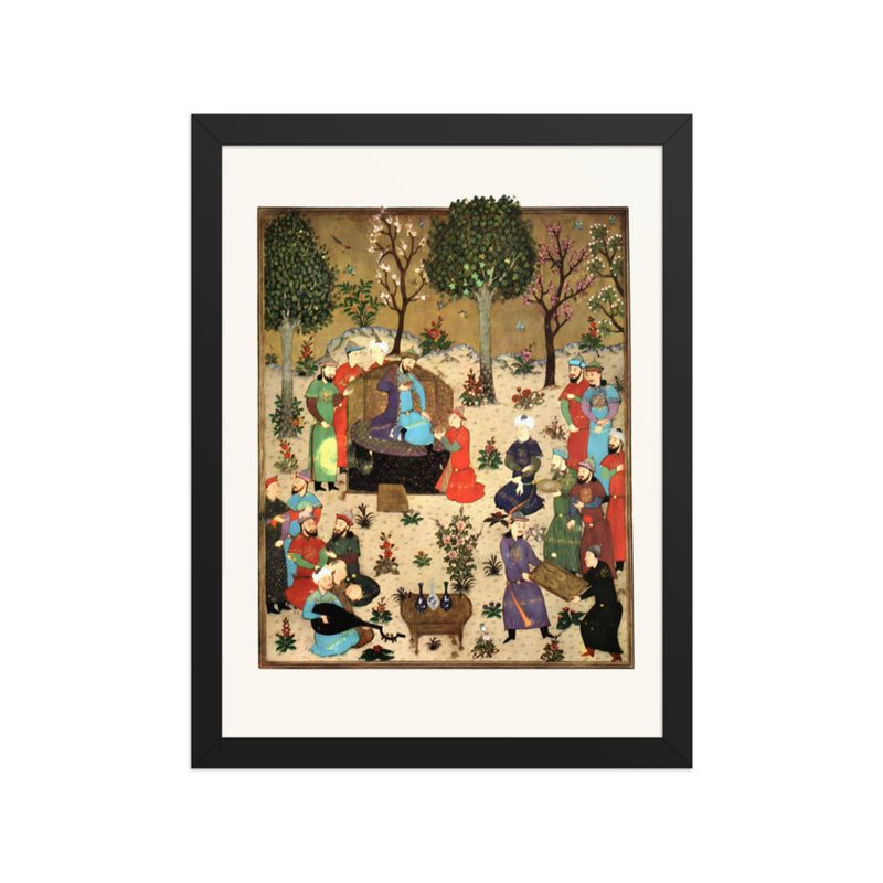 A Royal Court — Baysunghur’s Shahnama | Restored Persian Miniature
