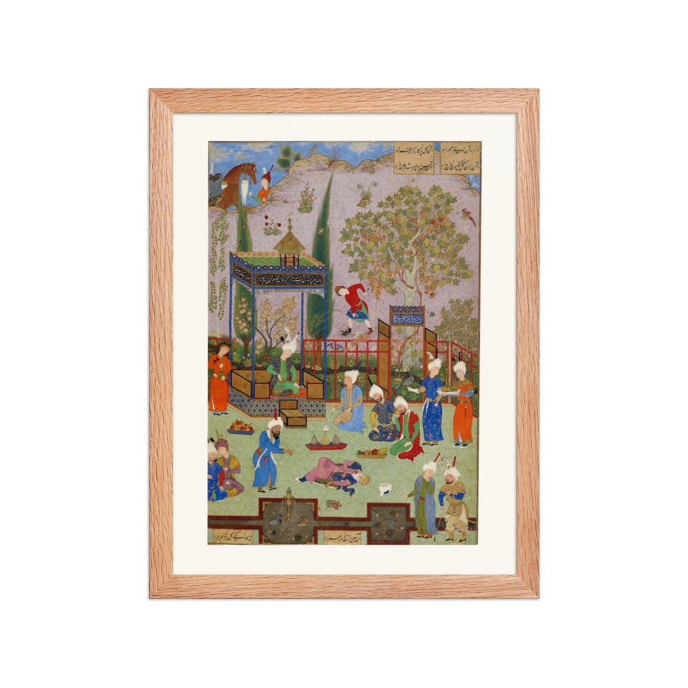The Physicians’ Duel, by Aqa Mirak | Restored Persian Miniature — view 4
