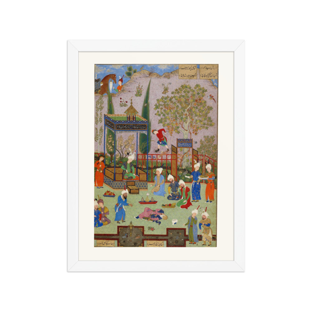 The Physicians’ Duel, by Aqa Mirak | Restored Persian Miniature — view 7