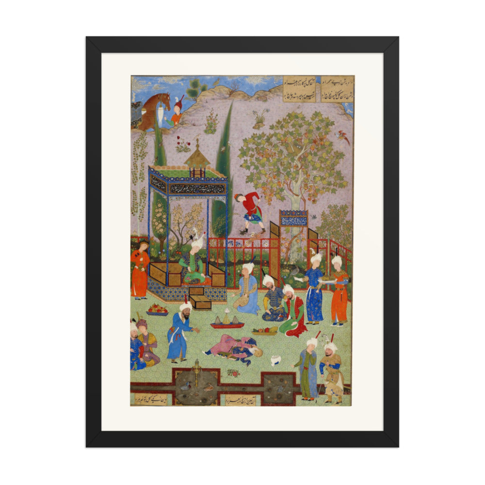 The Physicians’ Duel, by Aqa Mirak | Restored Persian Miniature — view 2