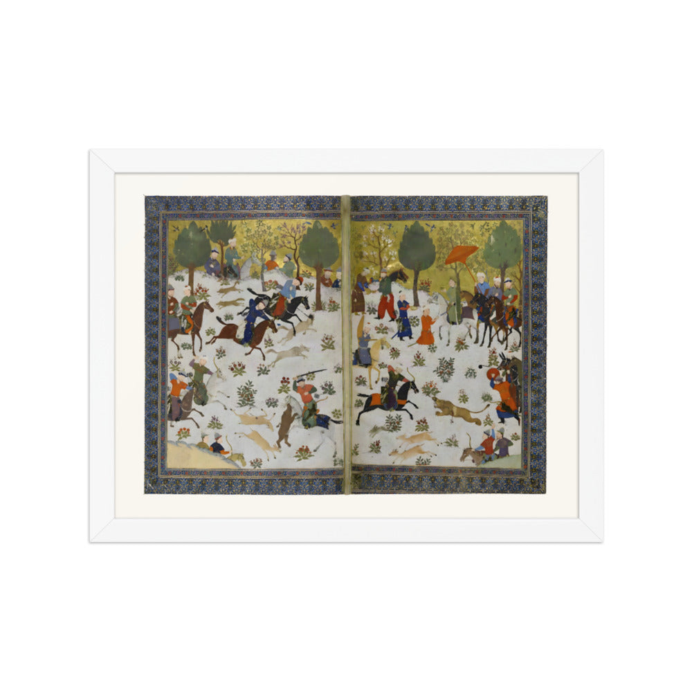 A Princely Gathering — Shahnama Frontispiece | Restored Persian Miniature — view 7