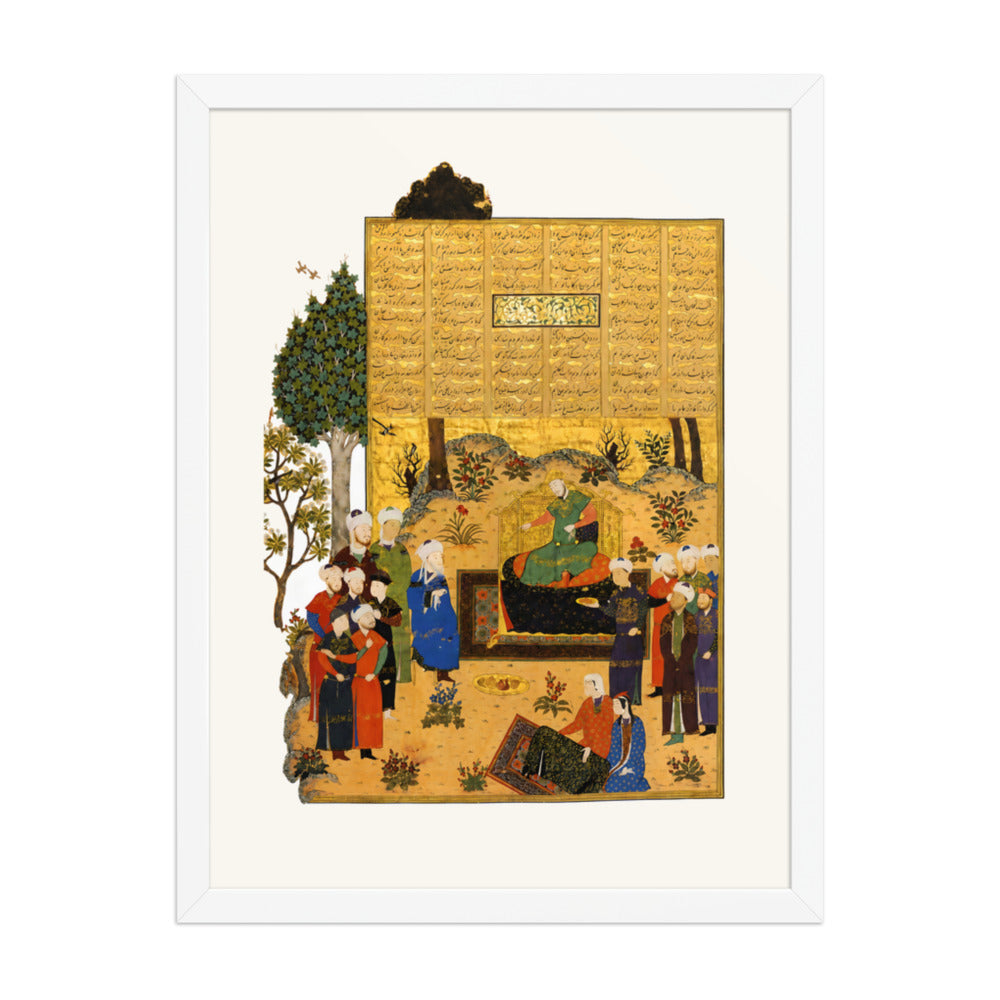 Nu’man at the Court of Yazdegerd | Restored Persian Miniature — view 6