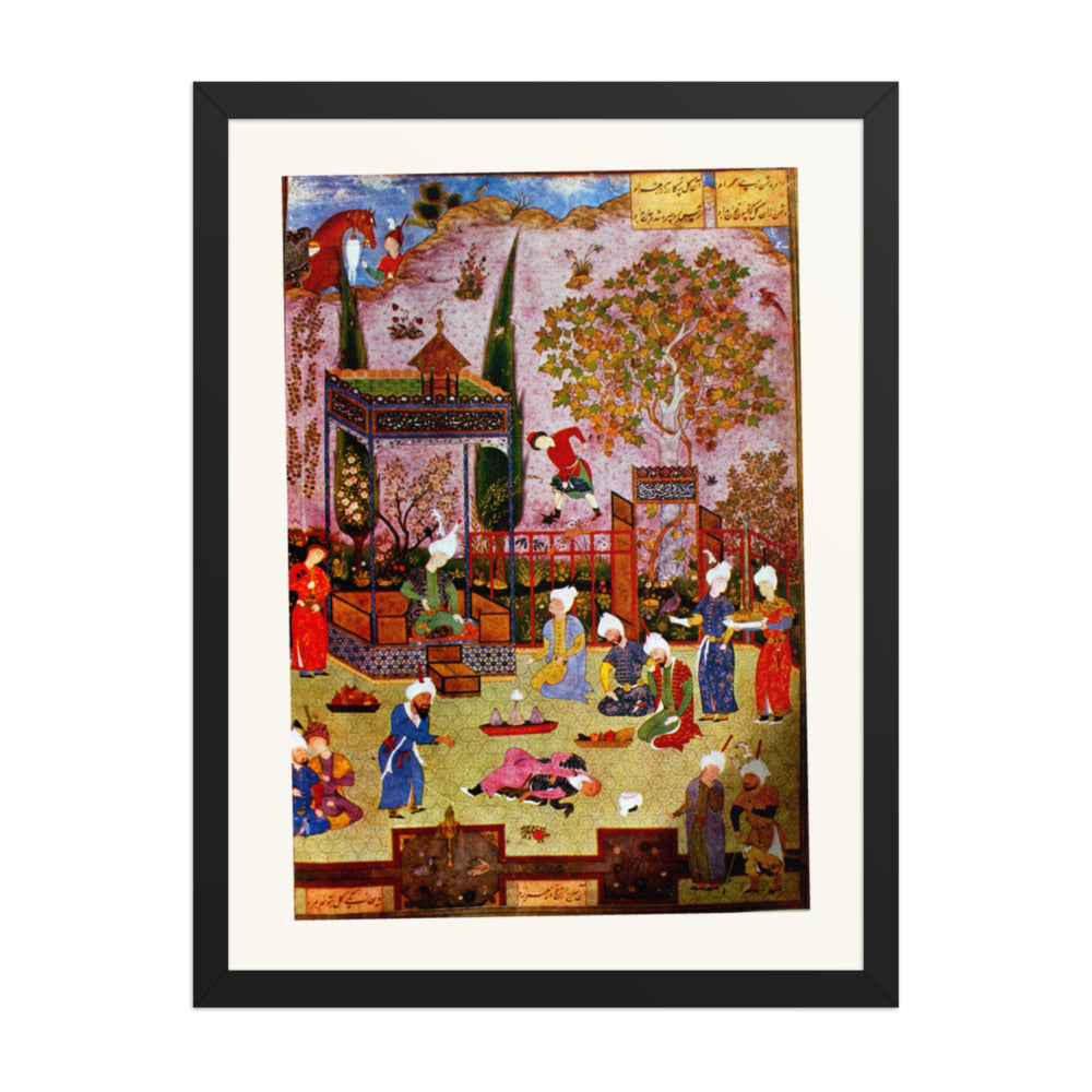 The Tale of the Two Rival Sages | Restored Persian Miniature — view 2
