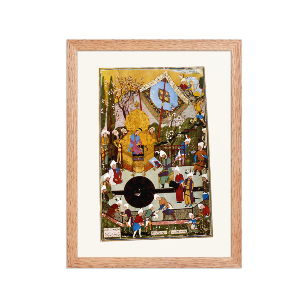 Shapur Shows Khusraw’s Portrait to Shirin | Restored Persian Miniature — view 3