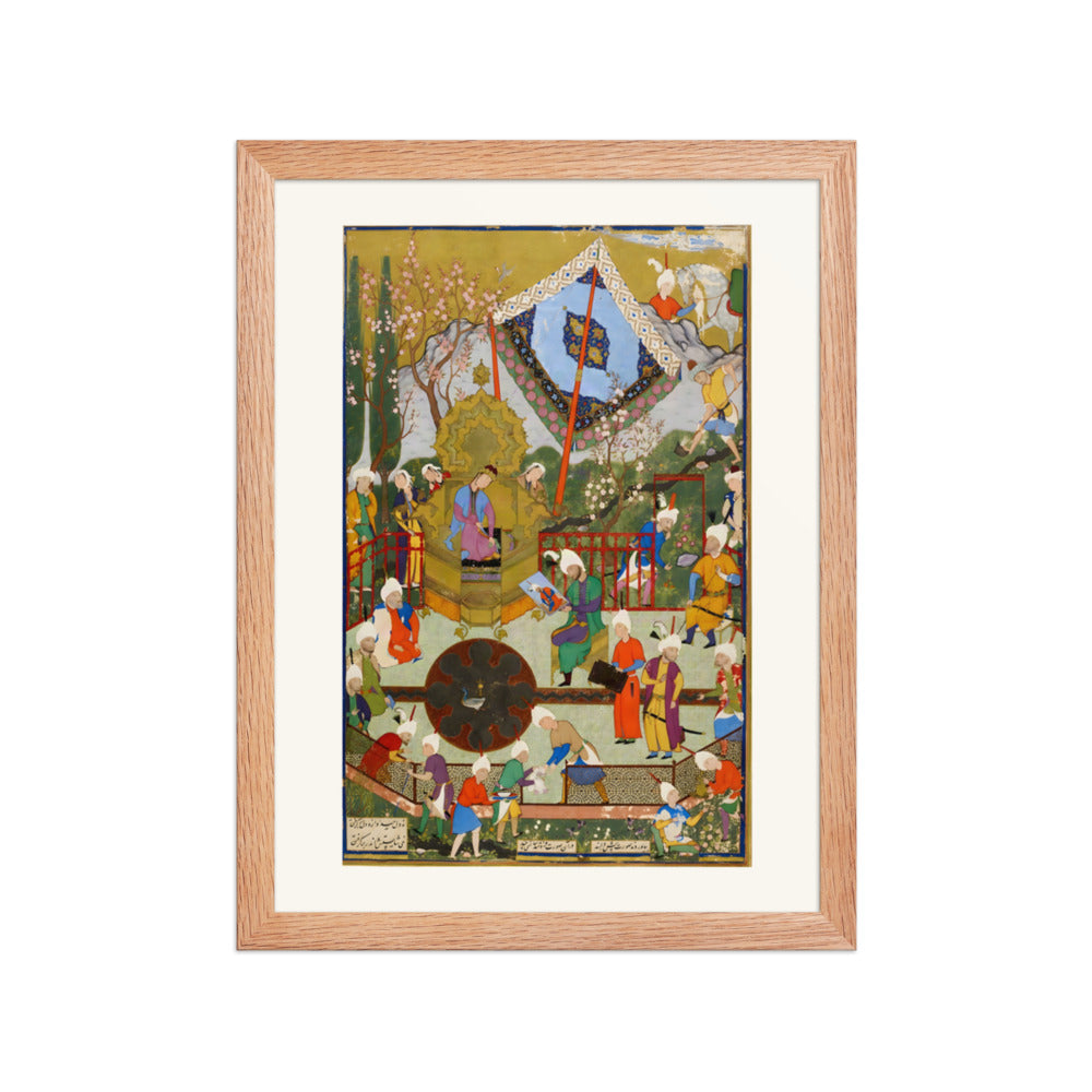 Shirin Sees the Portrait of Khusraw | Restored Persian Miniature — view 4