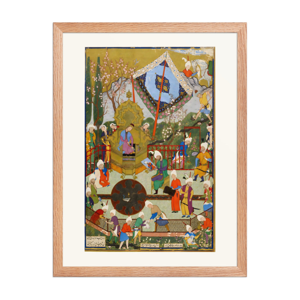 Shirin Sees the Portrait of Khusraw | Restored Persian Miniature — view 5