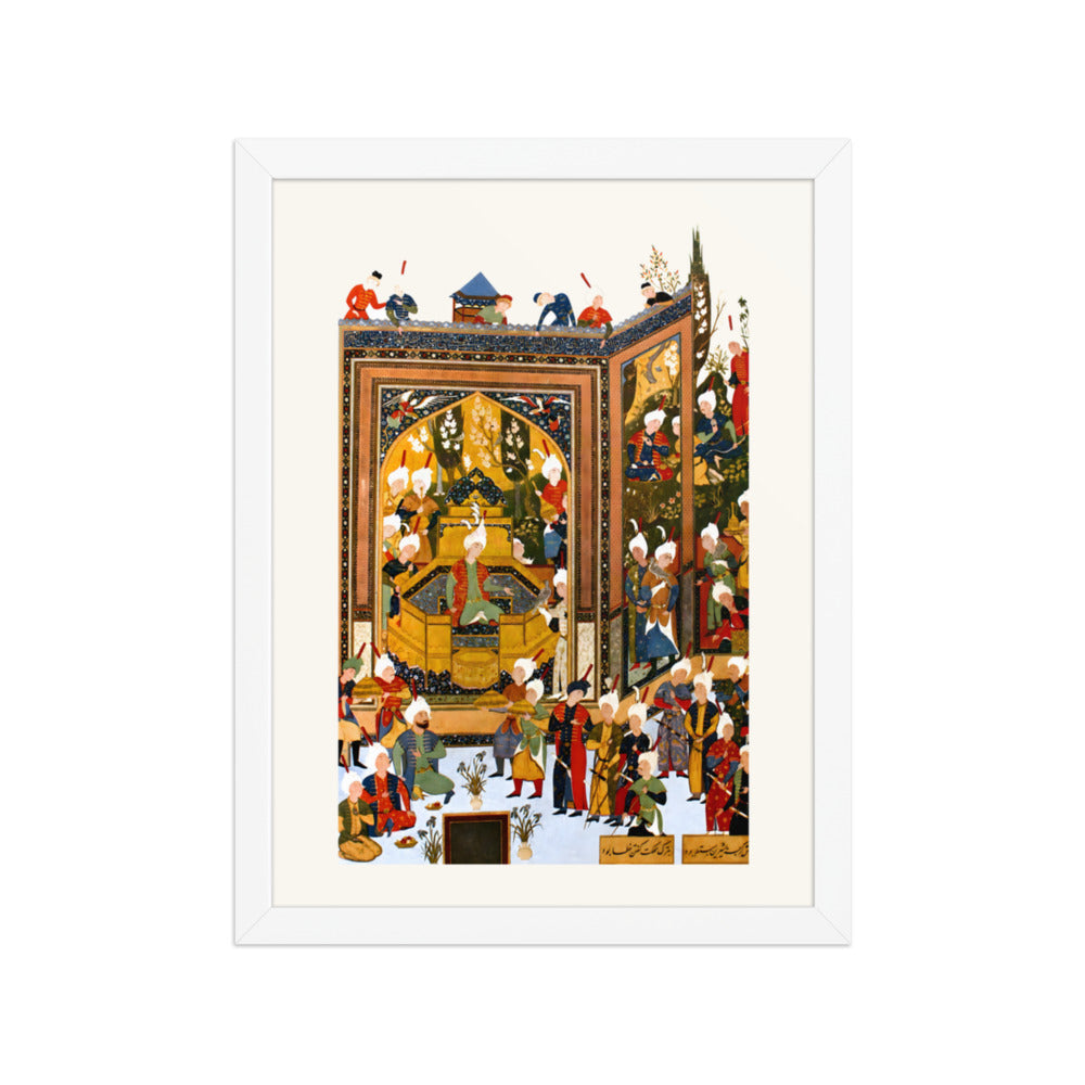 The Enthronement of Khusraw | Restored Persian Miniature — view 7