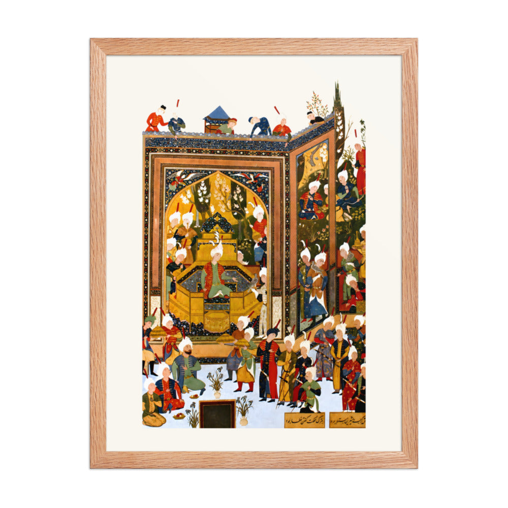 The Enthronement of Khusraw | Restored Persian Miniature — view 5