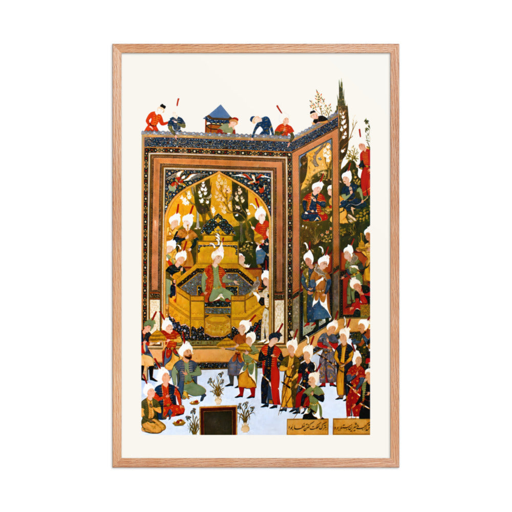 The Enthronement of Khusraw | Restored Persian Miniature — view 6