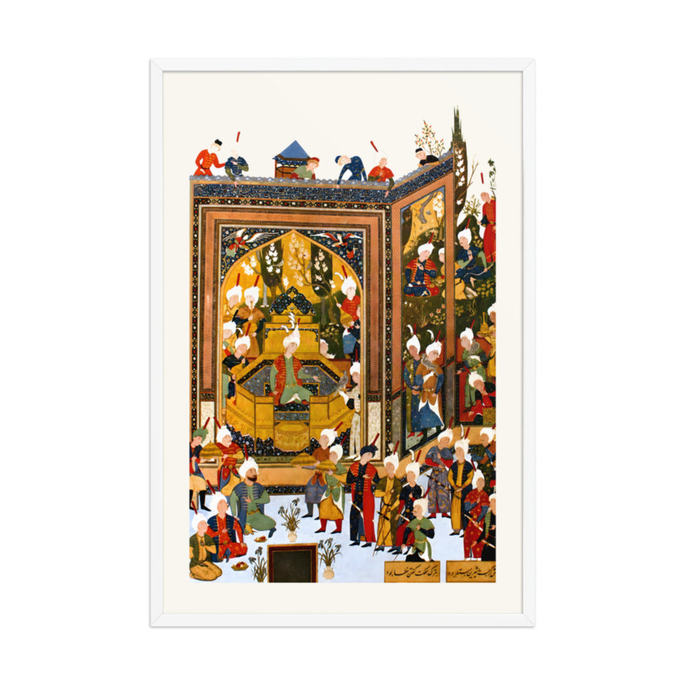 The Enthronement of Khusraw | Restored Persian Miniature — view 9