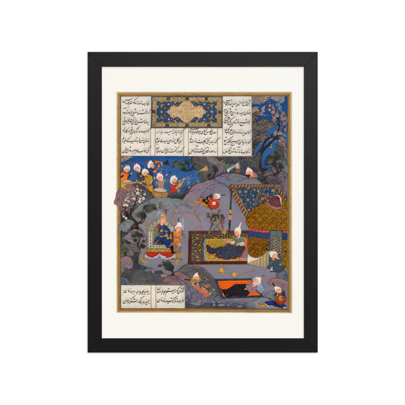 Tus's Vision of Siyavush, Attributed to Qadimi | Restored Persian Miniature