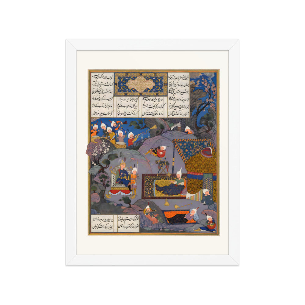 Tus's Vision of Siyavush, Attributed to Qadimi | Restored Persian Miniature — view 7