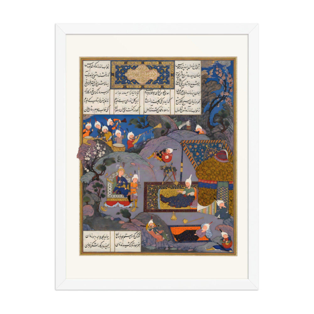 Tus's Vision of Siyavush, Attributed to Qadimi | Restored Persian Miniature — view 8