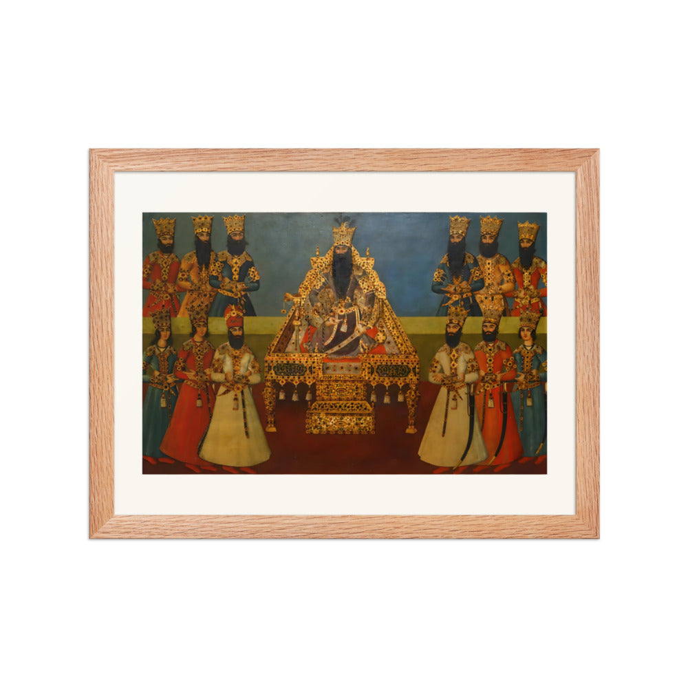 The Court of Fath-Ali Shah | Restored Qajar Painting — view 4