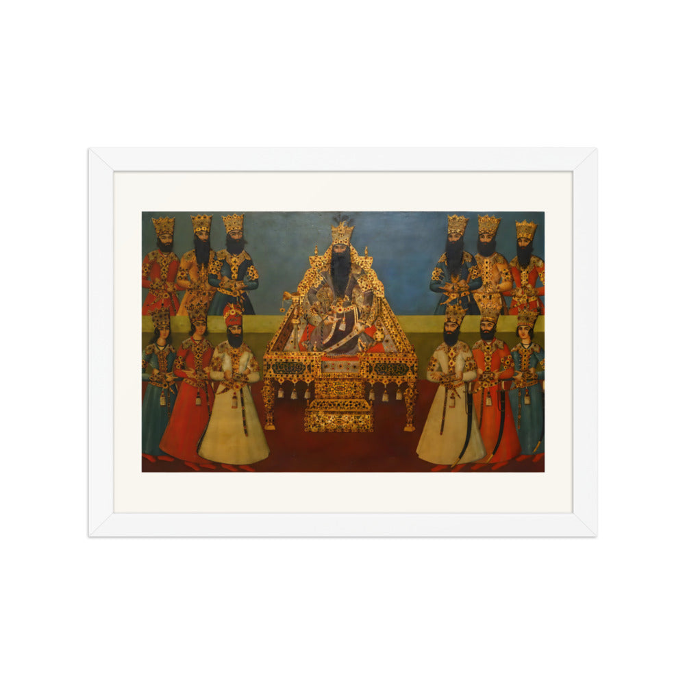 The Court of Fath-Ali Shah | Restored Qajar Painting — view 7