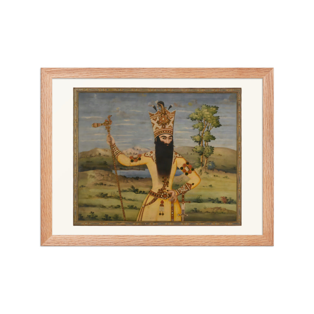 Portrait of Fath-Ali Shah Qajar, 1811 | Restored Qajar Painting — view 4