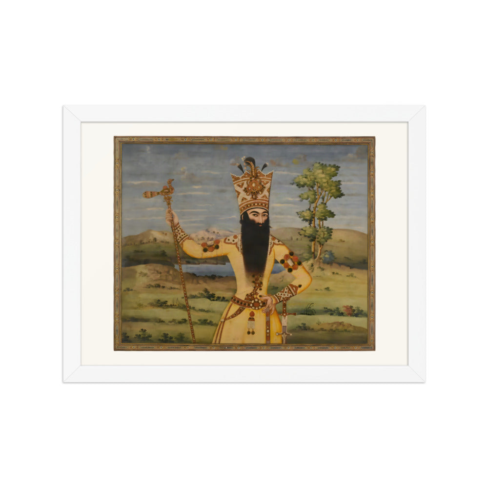 Portrait of Fath-Ali Shah Qajar, 1811 | Restored Qajar Painting — view 7