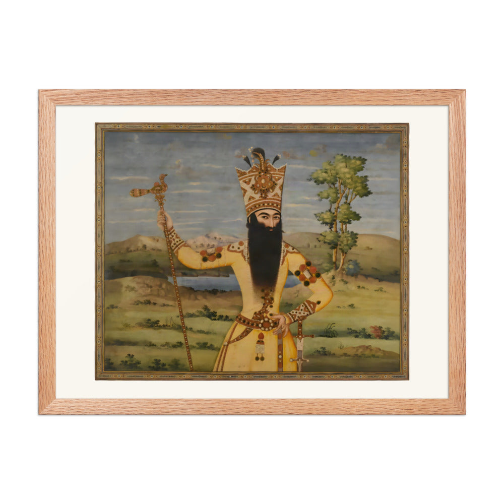 Portrait of Fath-Ali Shah Qajar, 1811 | Restored Qajar Painting — view 5