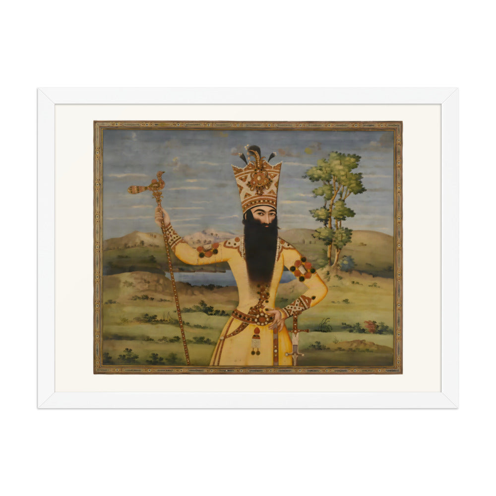 Portrait of Fath-Ali Shah Qajar, 1811 | Restored Qajar Painting — view 8