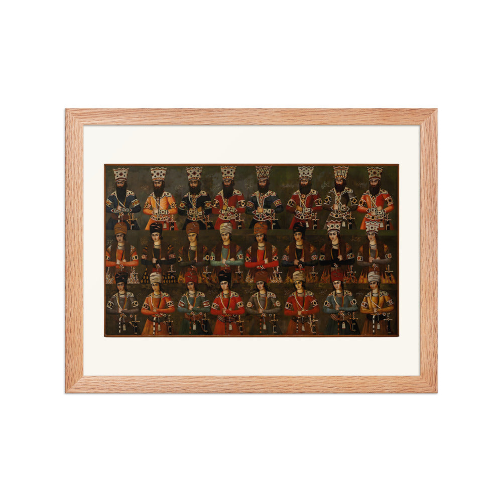 The Sons and Grandsons of Fath-Ali Shah | Restored Qajar Painting — view 4
