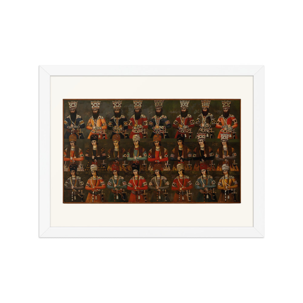 The Sons and Grandsons of Fath-Ali Shah | Restored Qajar Painting — view 7