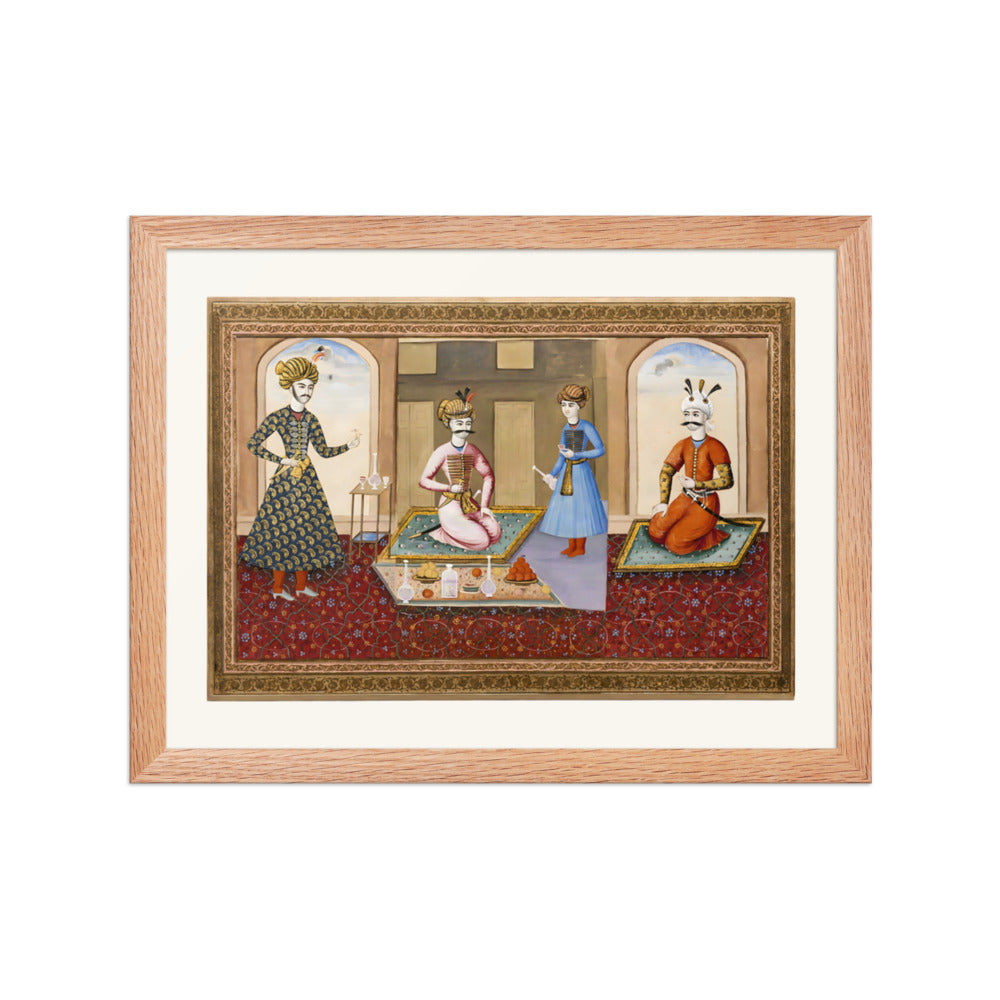 Shah Abbas in Audience | Restored Qajar Painting — view 4