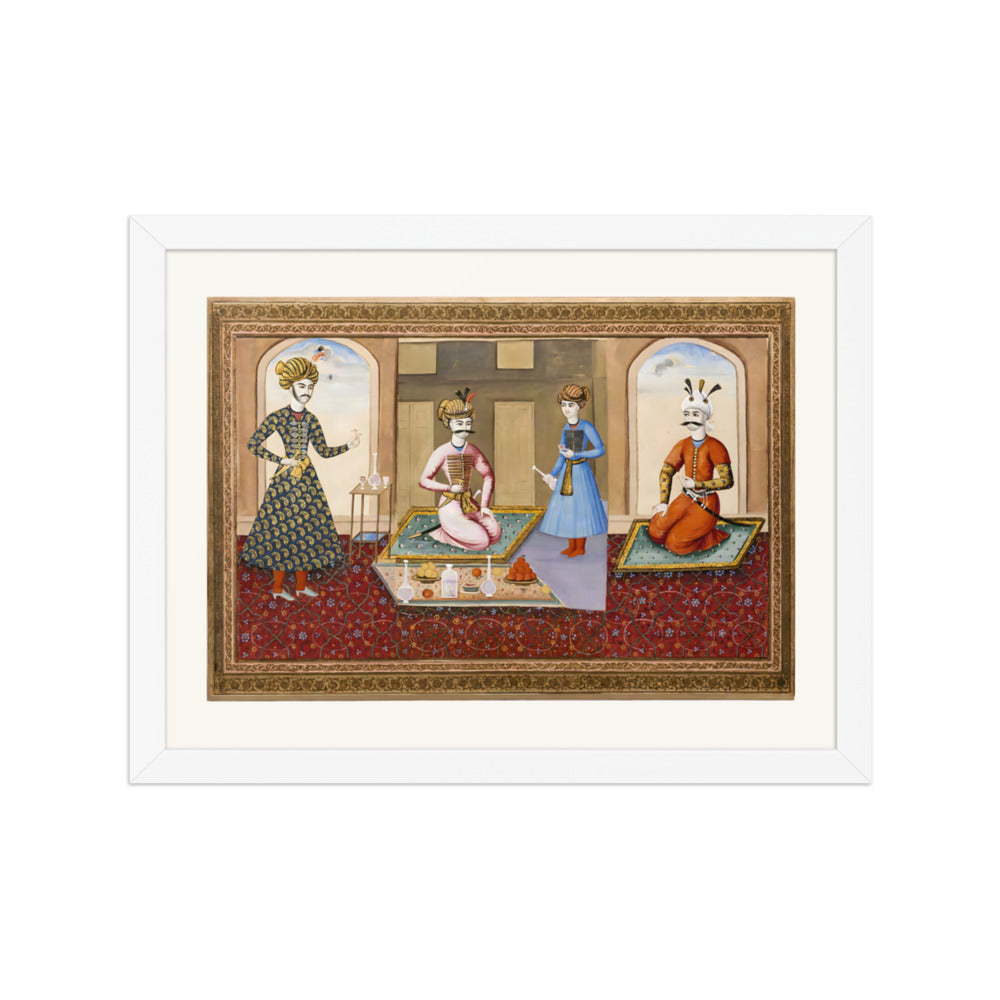 Shah Abbas in Audience | Restored Qajar Painting — view 7