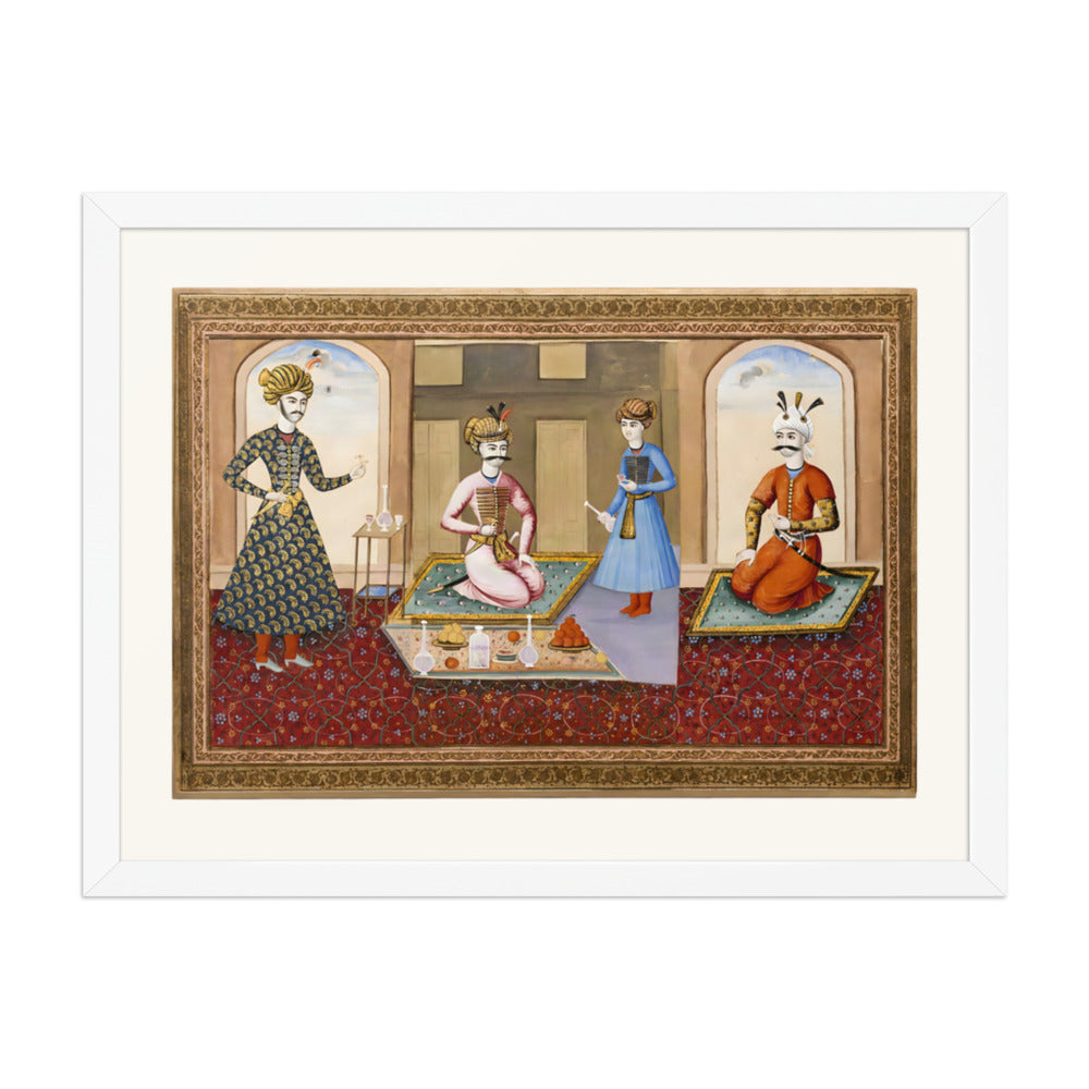 Shah Abbas in Audience | Restored Qajar Painting — view 8