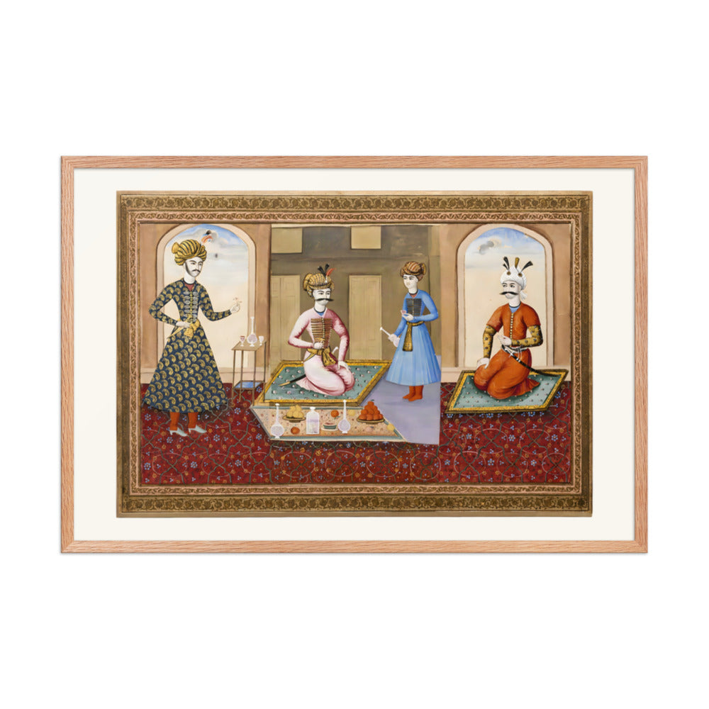 Shah Abbas in Audience | Restored Qajar Painting — view 6