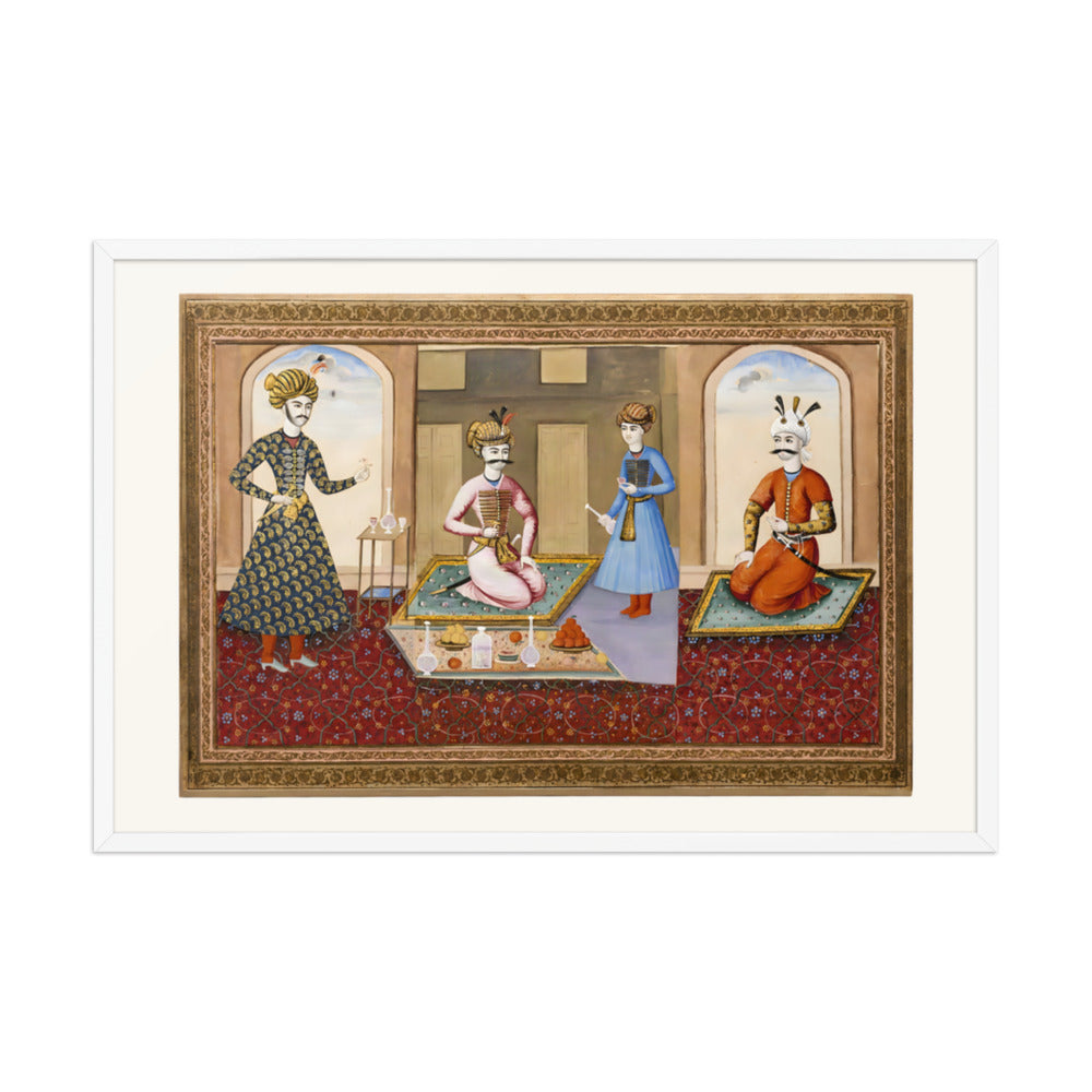 Shah Abbas in Audience | Restored Qajar Painting — view 9