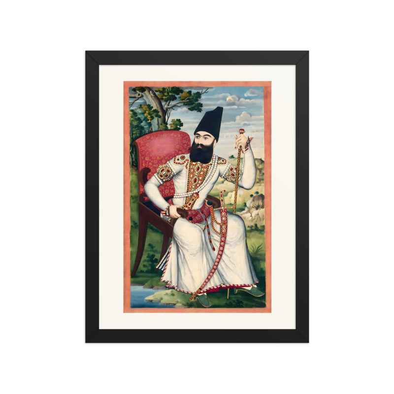 Portrait of Abbas Mirza | Restored Qajar Painting