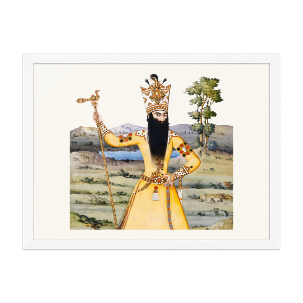 Portrait of Fath-Ali Shah Qajar | Restored Qajar Painting — view 8