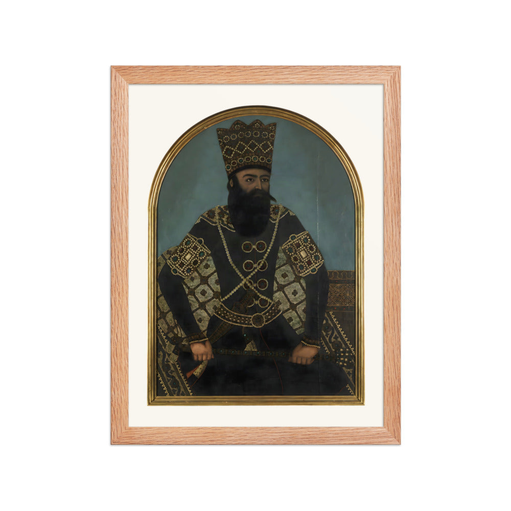 Fath-Ali Shah, after Mihr Ali | Restored Qajar Painting — view 4