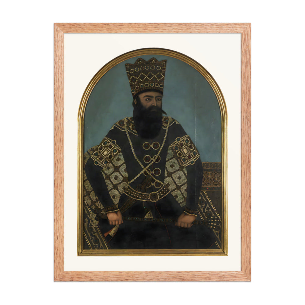 Fath-Ali Shah, after Mihr Ali | Restored Qajar Painting — view 5
