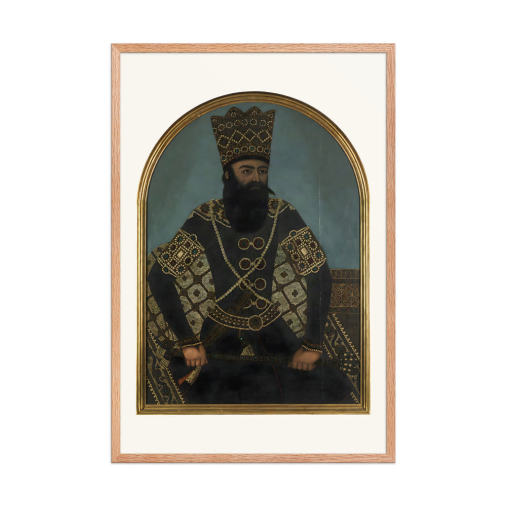 Fath-Ali Shah, after Mihr Ali | Restored Qajar Painting — view 6