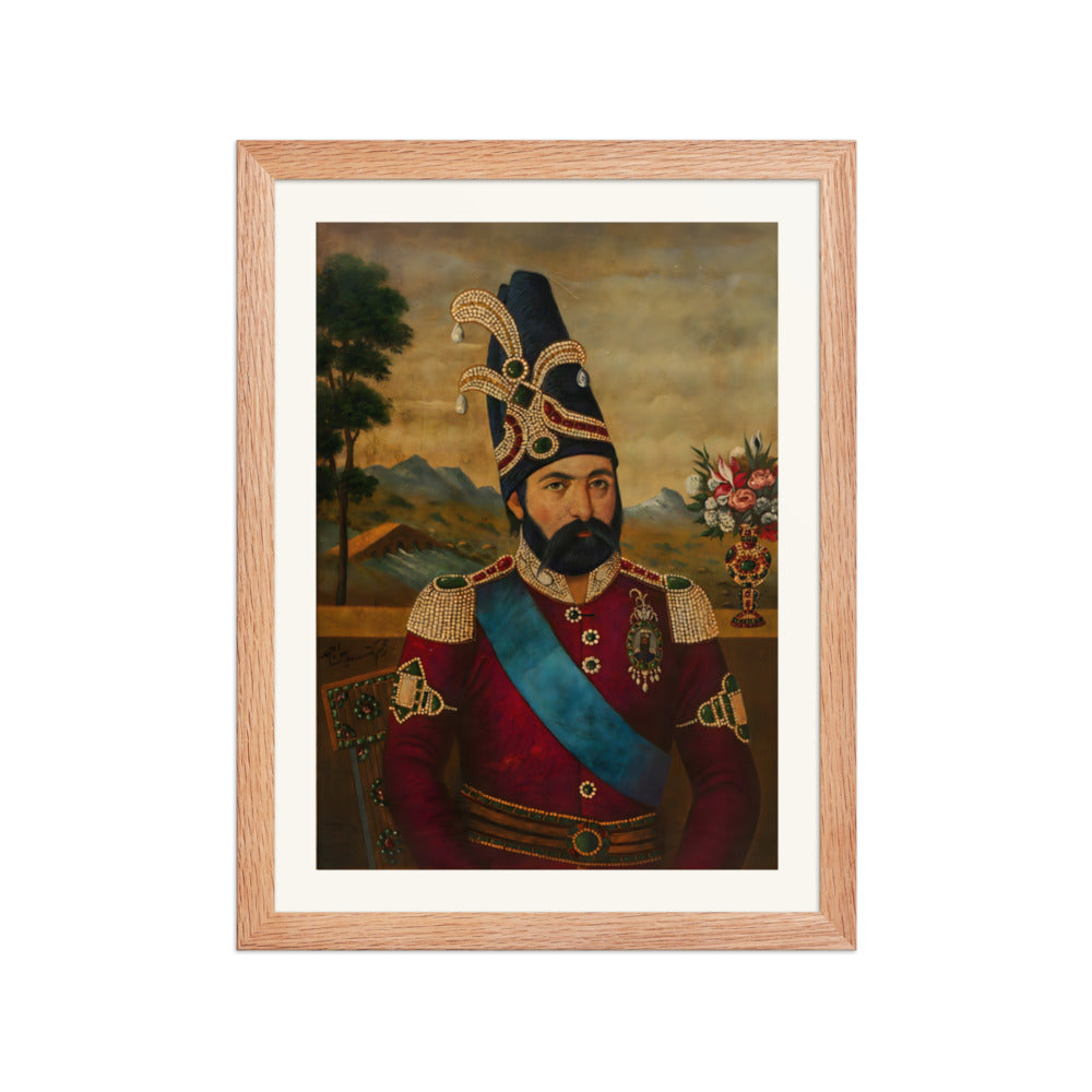 Portrait of Muhammad Shah Qajar | Restored Qajar Painting — view 4