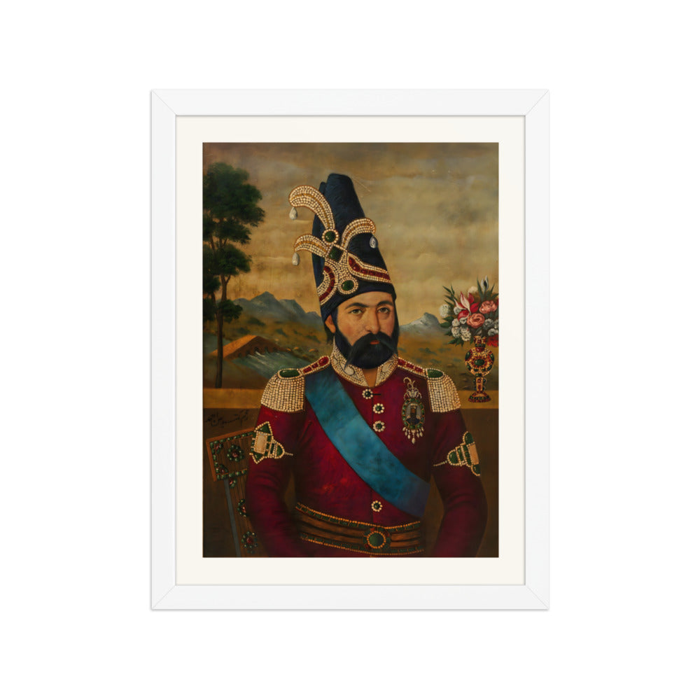 Portrait of Muhammad Shah Qajar | Restored Qajar Painting — view 7