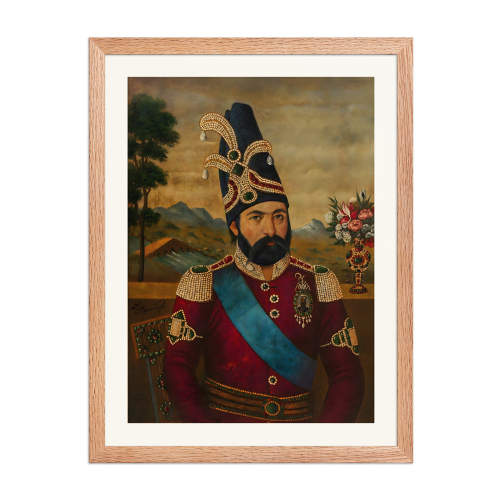 Portrait of Muhammad Shah Qajar | Restored Qajar Painting — view 5