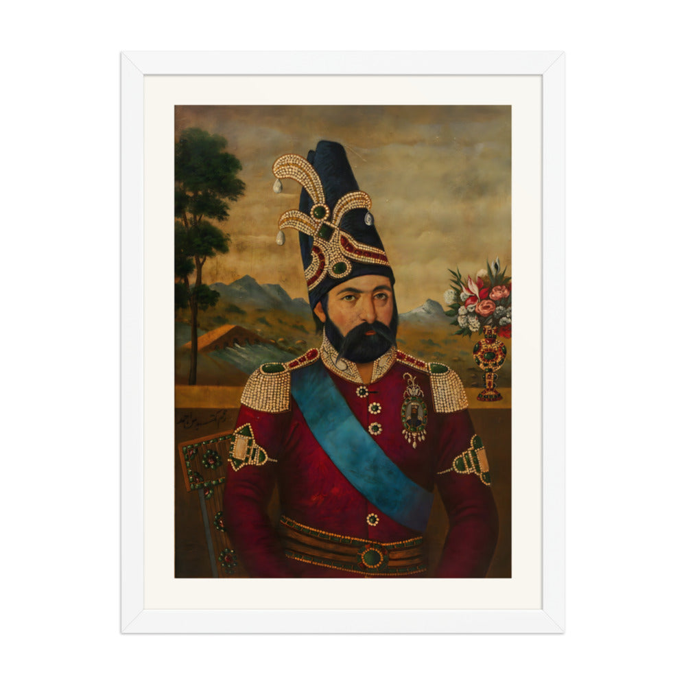 Portrait of Muhammad Shah Qajar | Restored Qajar Painting — view 8
