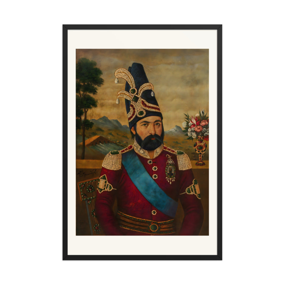 Portrait of Muhammad Shah Qajar | Restored Qajar Painting — view 3