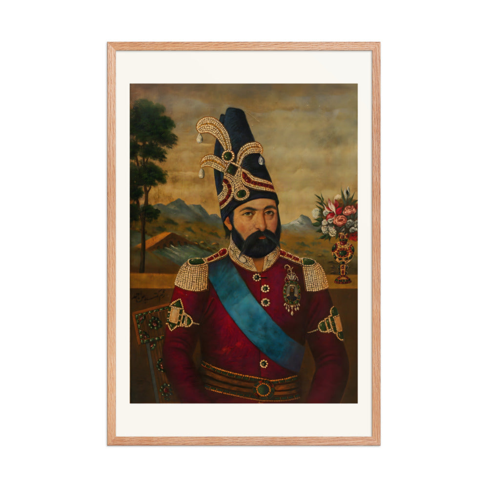 Portrait of Muhammad Shah Qajar | Restored Qajar Painting — view 6