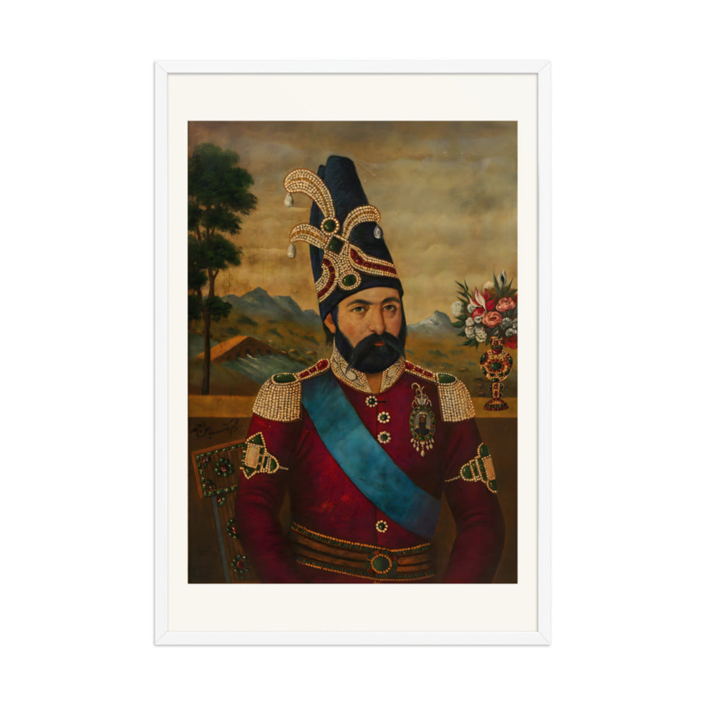 Portrait of Muhammad Shah Qajar | Restored Qajar Painting — view 9