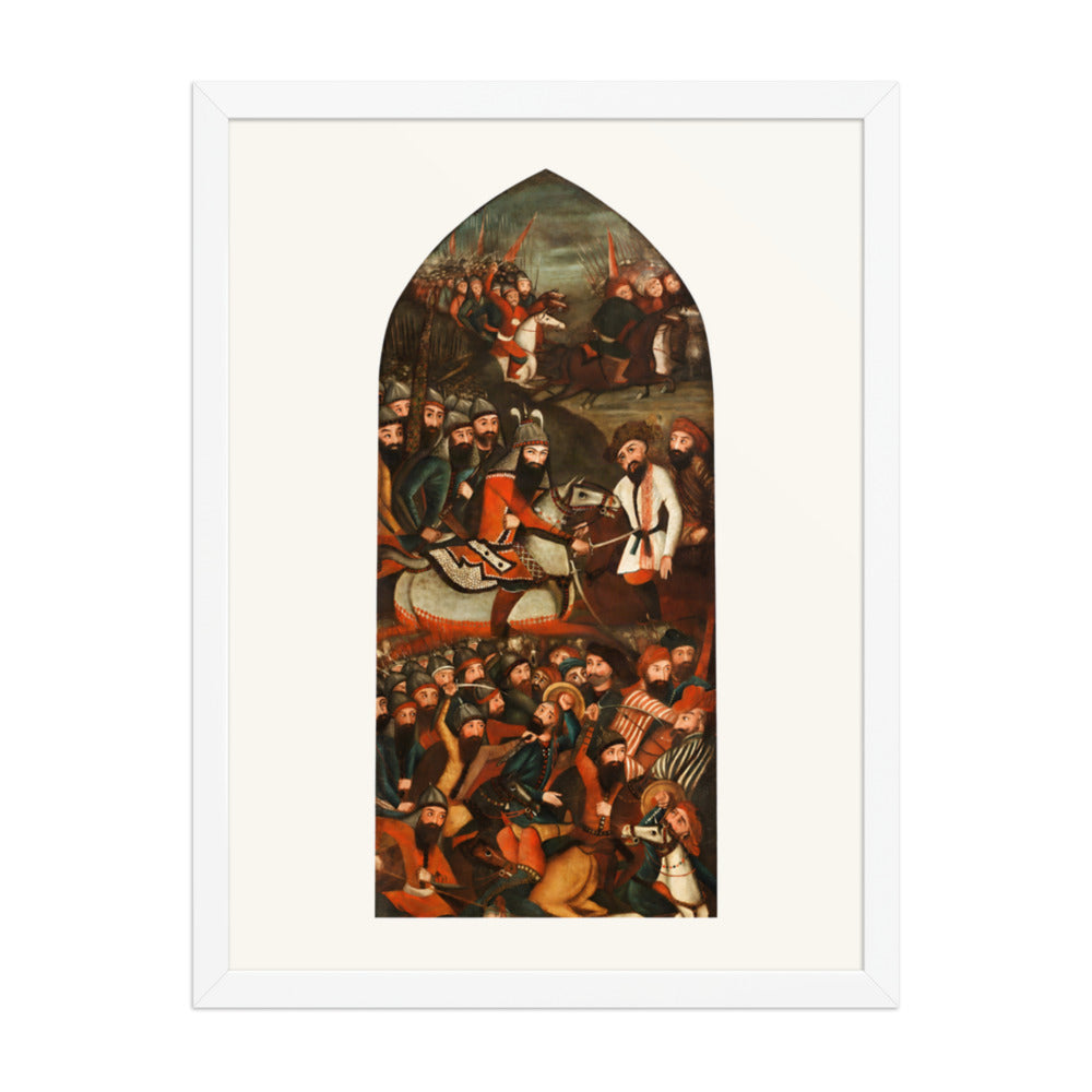 The Victory over the Uzbeks | Restored Qajar Painting — view 8