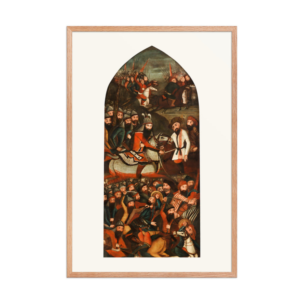 The Victory over the Uzbeks | Restored Qajar Painting — view 6
