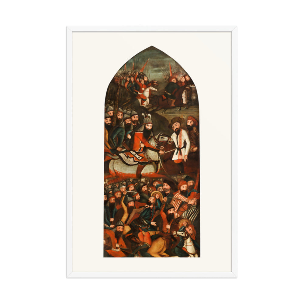 The Victory over the Uzbeks | Restored Qajar Painting — view 9