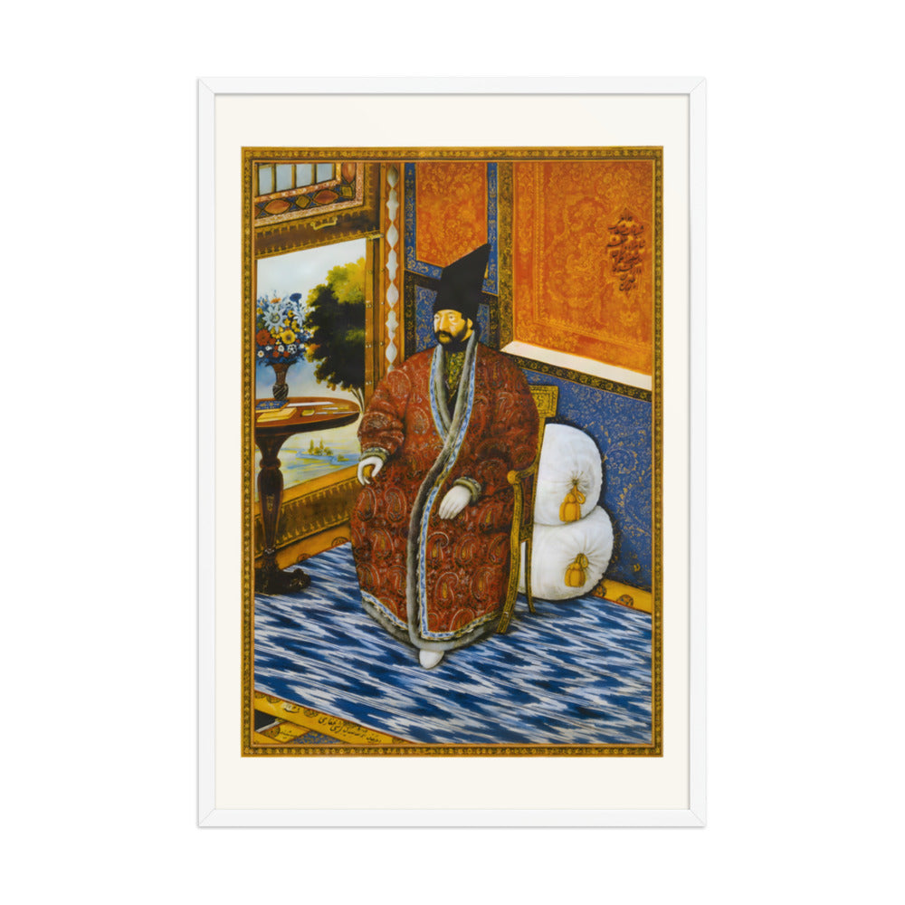 Portrait of Ardeshir Mirza | Restored Qajar Painting — view 9