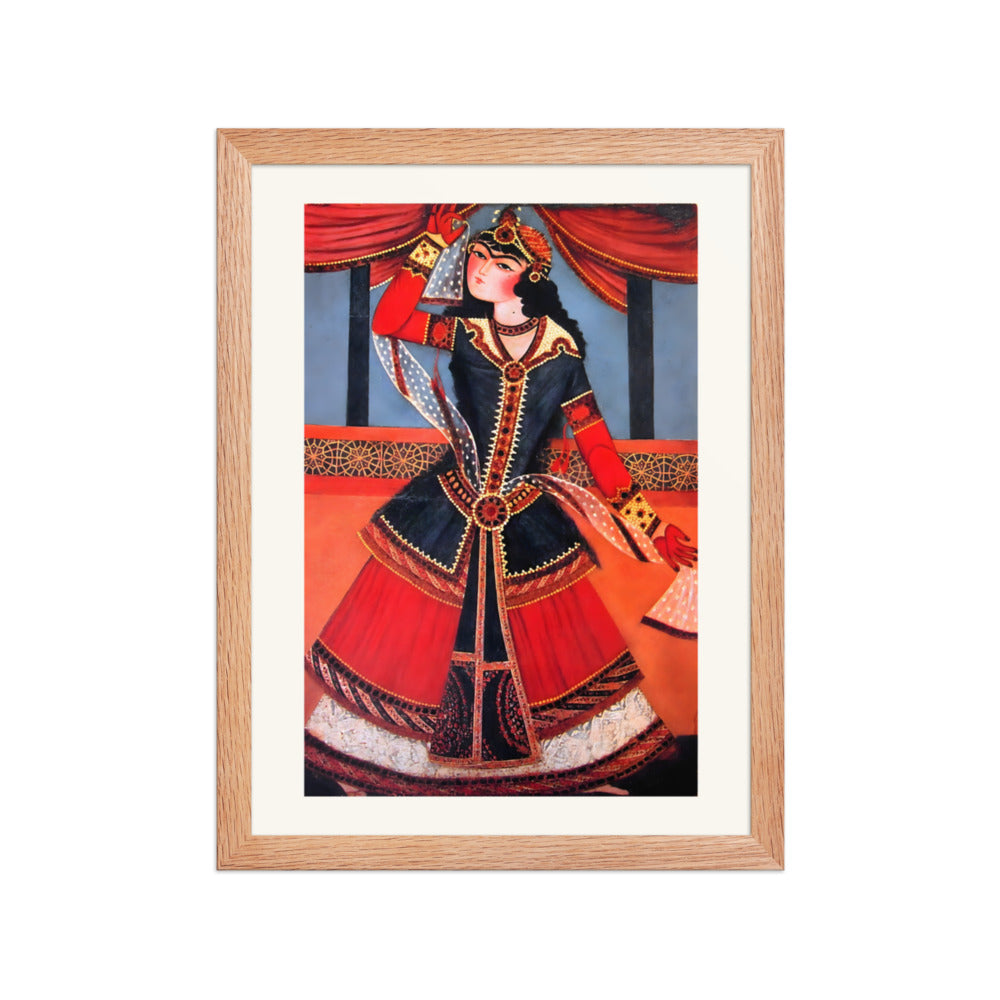 A Persian Dancer | Restored Qajar Painting — view 4