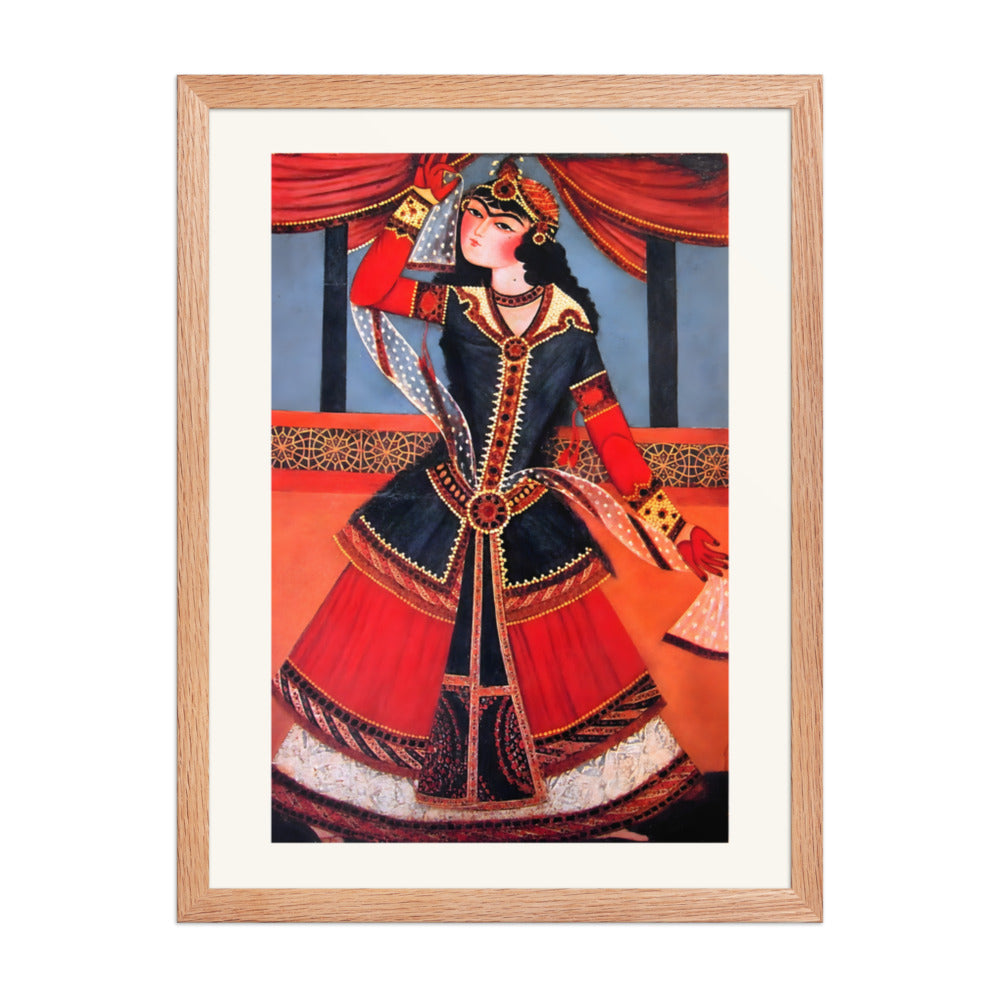 A Persian Dancer | Restored Qajar Painting — view 5