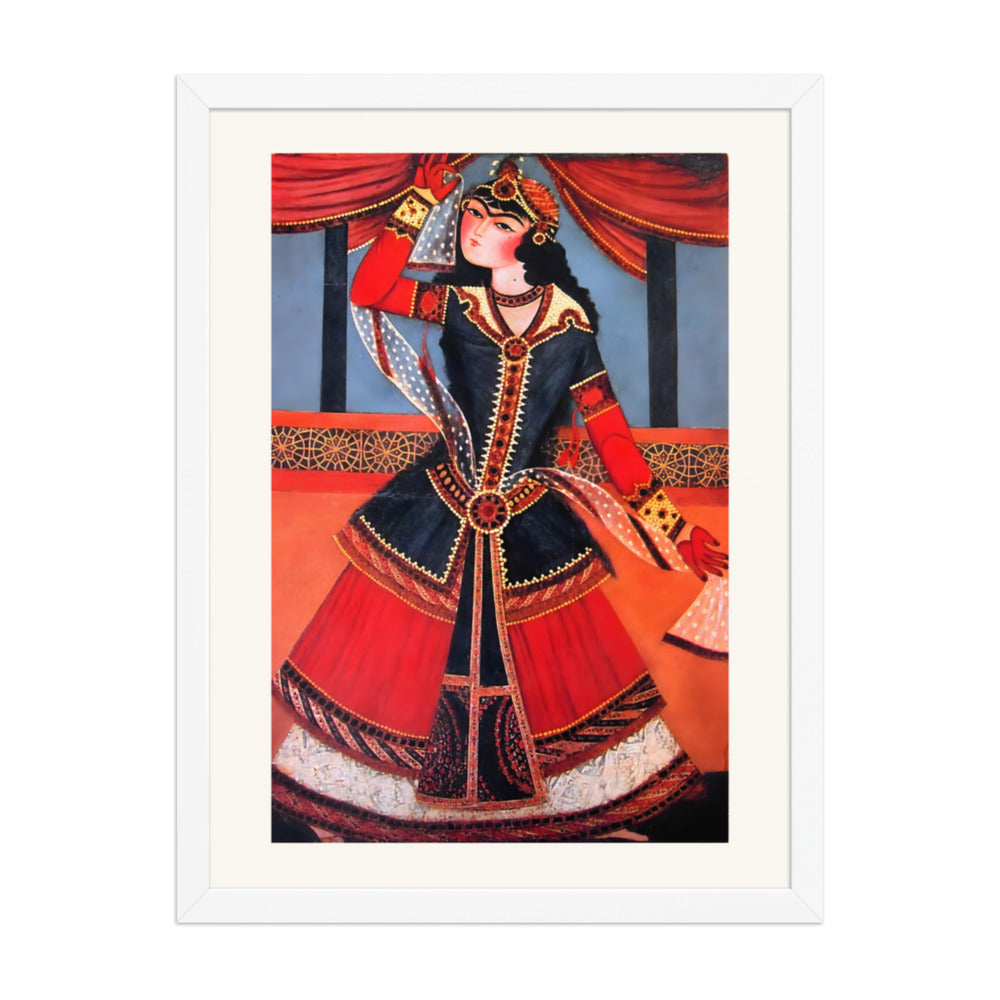A Persian Dancer | Restored Qajar Painting — view 8